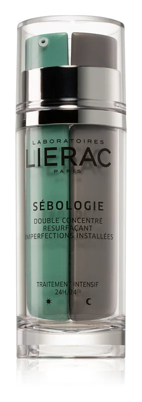 Lierac Sebology renewing two-phase concentrate against skin imperfections 2 x 15 ml