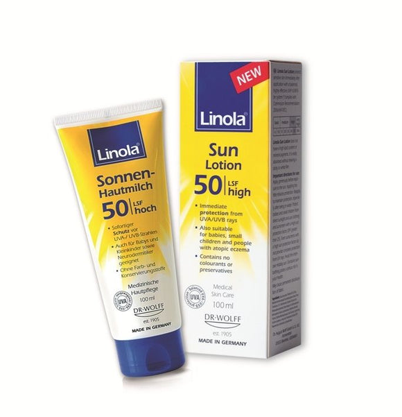Linola Sun Lotion SPF50 100ml - mydrxm.com