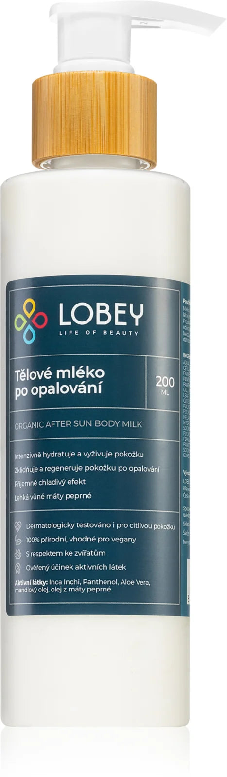 Lobey Body lotion after sunbathing 200 ml