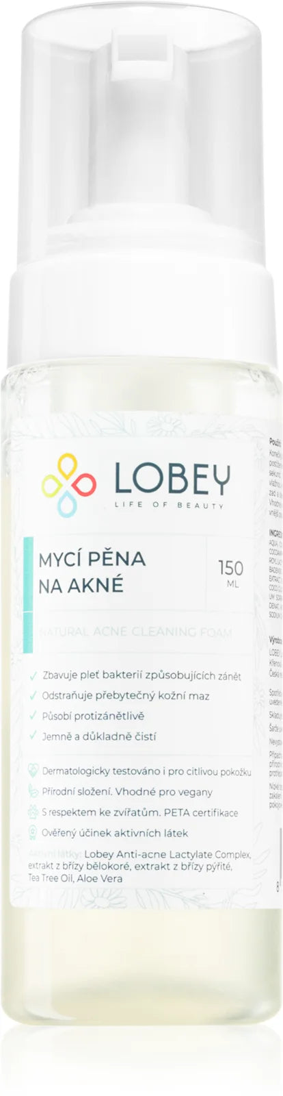Lobey Face Cleanser washing foam for acne-prone skin 150 ml