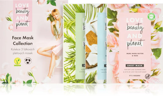 Love Beauty & Planet Face Mask Collection