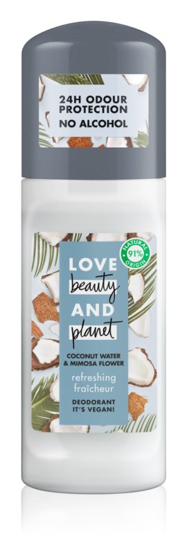 Love Beauty and Planet roll-on deodorant Refreshing, 50 ml