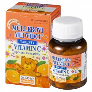 Dr. Müller Müller's teddy bears with vitamin C orange 45 tablets - mydrxm.com