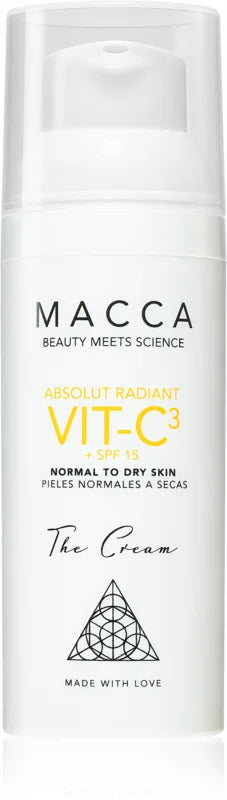 Macca Absolut Radiant Vit-C Moisturizing Face Cream SPF 15 - 50 ml