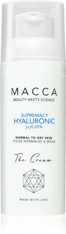 Macca Supremacy Hyaluronic Hydrating face cream 50 ml