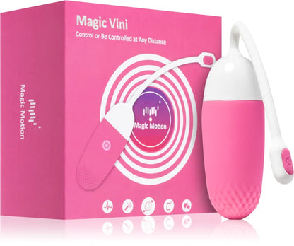 Magic Motion Vini App Controlled Love vibrating egg Pink 23,5 cm