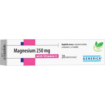 Generica Magnesium 250 mg with vitamin C 20 effervescent tablets - mydrxm.com