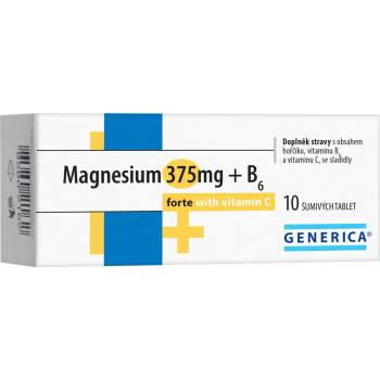 Generica Magnesium 375 mg + B6 forte + vitamin C 10 effervescent tablets - mydrxm.com