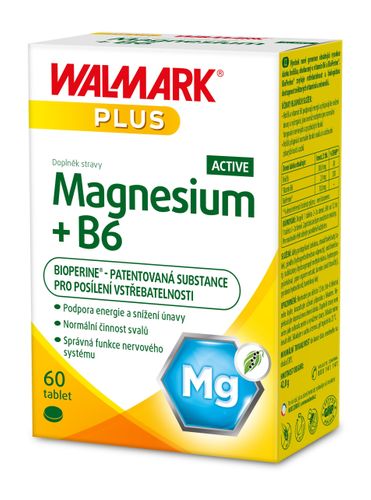 Walmark Magnesium + B6 ACTIVE 60 tablets