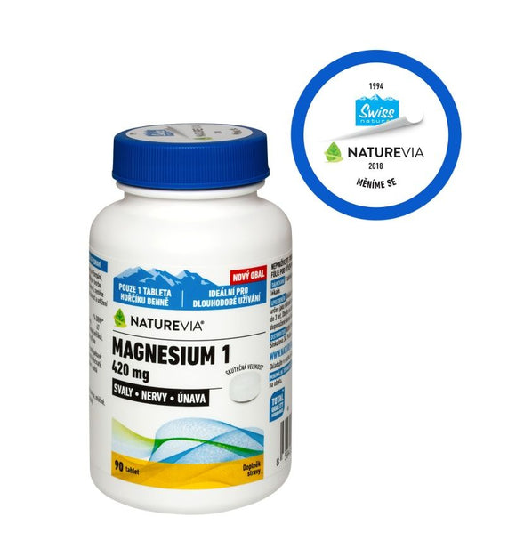 Swiss NatureVia Magnesium 1 420 mg 90 tablets - mydrxm.com