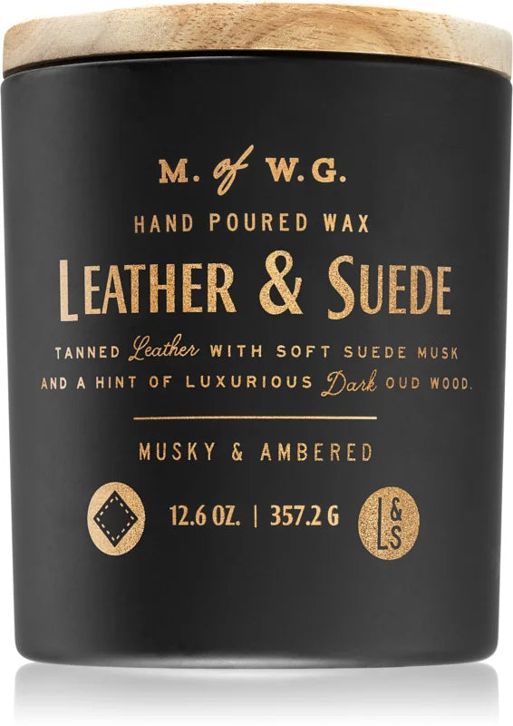 Makers of Wax Goods Leather & Suede scented candle