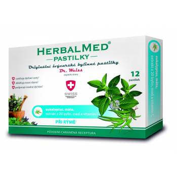 Dr. Weiss HerbalMed Eucalyptus + Mint + Vitamin C 12 lozenges - mydrxm.com