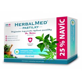 Dr. Weiss HerbalMed Eucalyptus + mint + vitamin C 24 + 6 lozenges - mydrxm.com