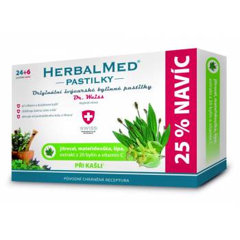 Dr. Weiss HerbalMed Plantain + thyme + lime + vitamin C 24 + 6 lozenges - mydrxm.com