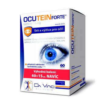 Ocutein FORTE Lutein 15 mg 60 + 15 capsules