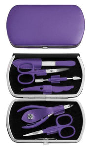 Solingen NO 319-11 Manicure set 6 parts lilac