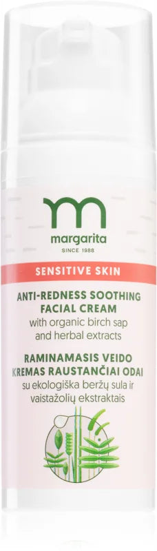 Margarita Sensitive Skin Anti Redness soothing face cream 50 ml