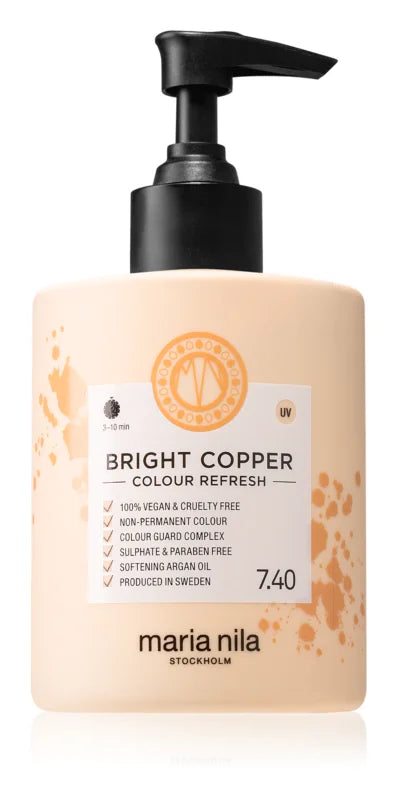 Maria Nila Color Refresh Bright Copper Non-permanent Color 7.40