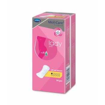 MoliCare Lady 1 drop incontinence pad 14 pcs