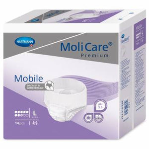 MoliCare Mobile 8 drops size L incontinence briefs 14 pcs