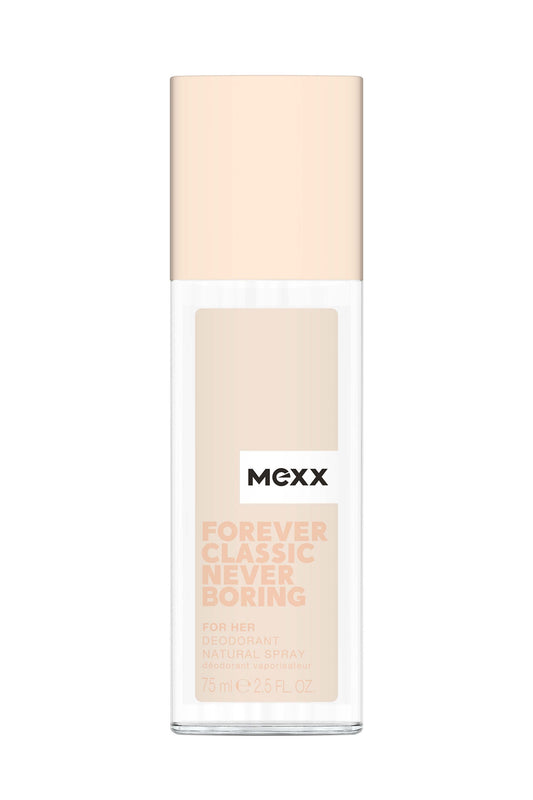 Mexx natural perfumed deodorant spray Forever Classic Never Boring, 75 ml