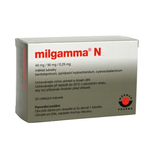 Milgamma N 20 soft capsules - mydrxm.com