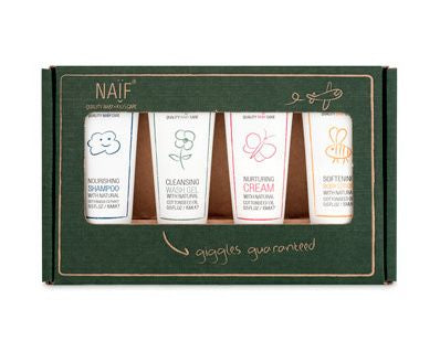 NAIF Children's and baby cosmetics set miniature 4x15 ml - mydrxm.com