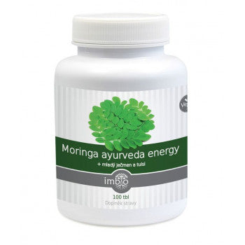 Imbio Moringa ayurveda energy 100 tablets - mydrxm.com