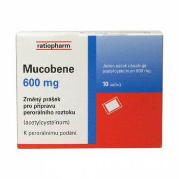 Mucobene 600 mg 10 sachets