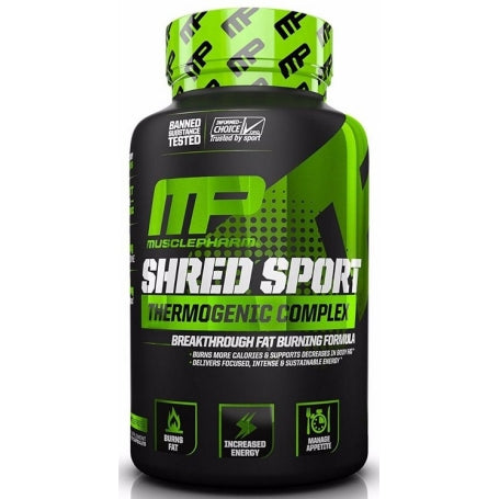 MUSCLEPHARM SHRED SPORT 60 CAPSULES - mydrxm.com