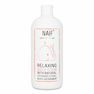 NAIF Relaxing bath foam with natural cottonseed extract 500 ml