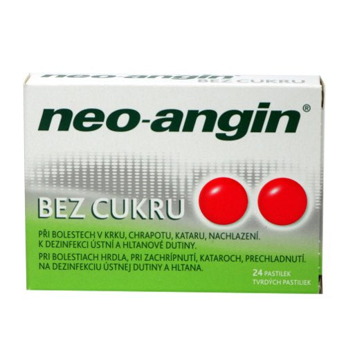 NEO-ANGIN WITHOUT SUGAR 24 tablets - mydrxm.com