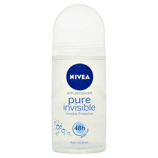 NIVEA antiperspirant roll-on Pure Invisible, 50 ml