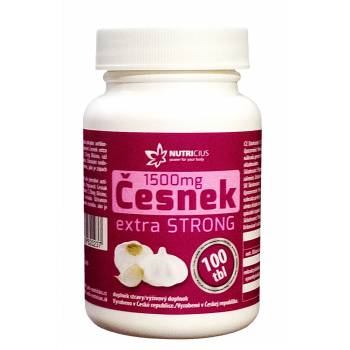 Nutricius Garlic extra strong 1500 mg 100 tablets