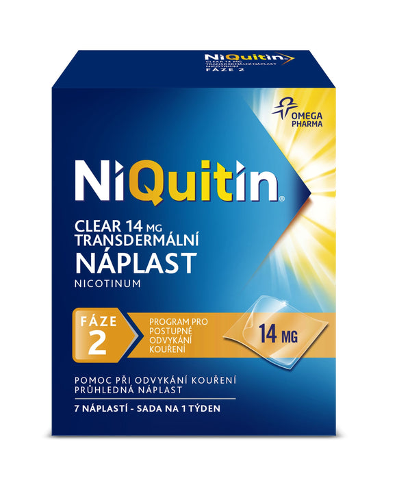 Niquitin Clear 14 mg 7 transdermal patches - mydrxm.com