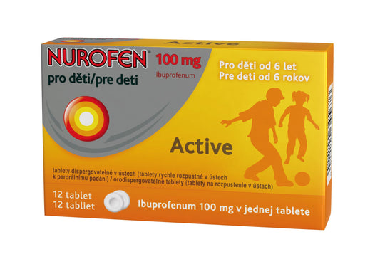 Nurofen 100 mg for children Active 12 tablets - mydrxm.com