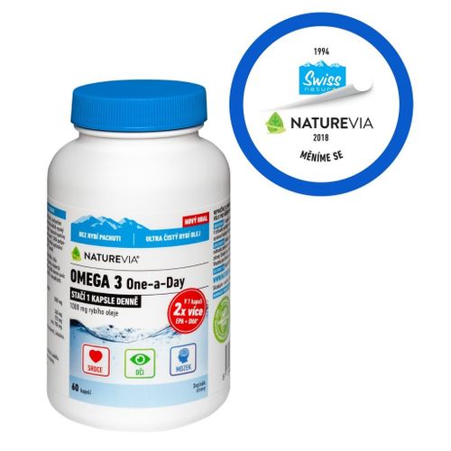 Swiss NatureVia Omega 3 One a Day 60 capsules