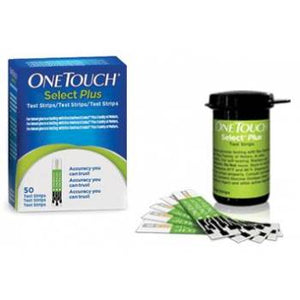 One Touch Select Plus test strips 50 pcs