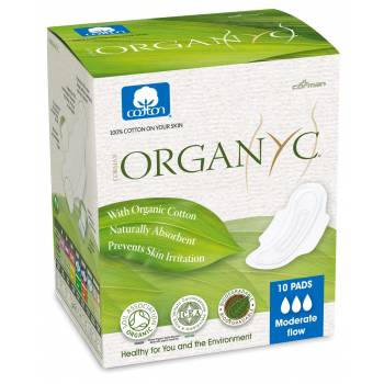 Organyc sanitary daily pads Organic 10 pcs