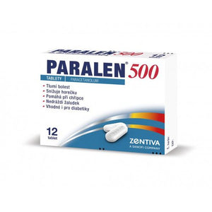 Paralen 500 mg 12 tablets - mydrxm.com
