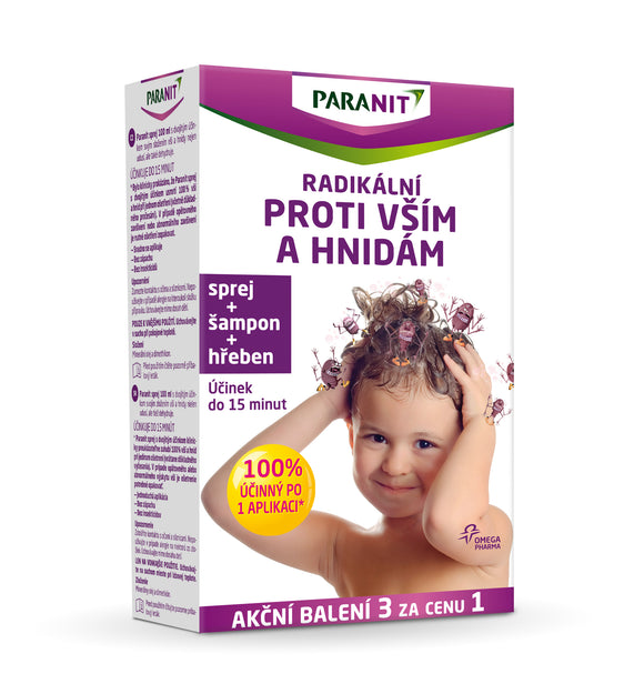 Paranit Radical Spray 100ml + Comb + Shampoo 100ml FREE - mydrxm.com
