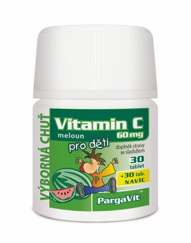 Pargavit Vitamin C for Kids Watermelon 60 tablets