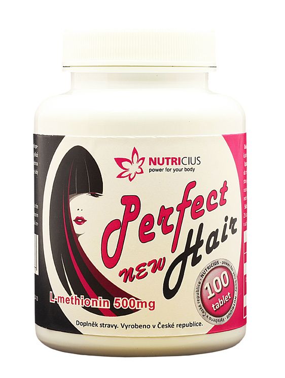 Nutricius Perfect new HAIR 500 mg 100 tablets - mydrxm.com