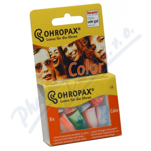 Ohropax Hearing protector Color Ear plugs 8 pcs