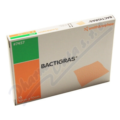 COVER BACTIGRAS 10 X 10 CM 0,5% CHLORHEXIDINACETATE, 10 PCS