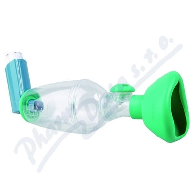 TIPS-HALER INHALATION CHAMBER WITH VALVE FOR MEASURED INHALATOR