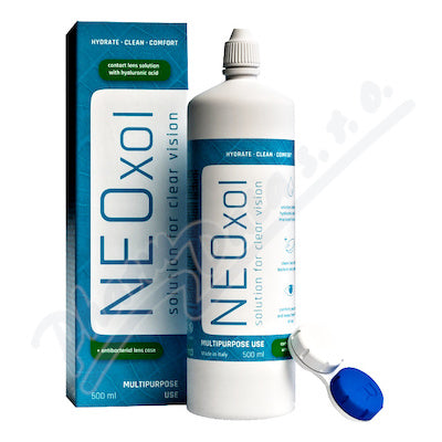 Neoxol 500 ml contact lens solution + case
