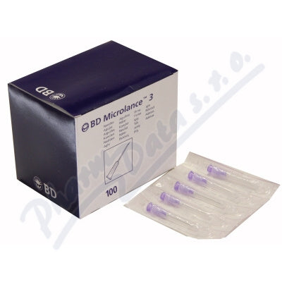 BD Microlance Injection needle 24G 0.55 x 25 purple 100pcs