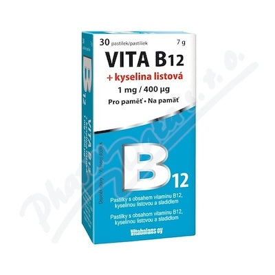 Vita B12 + folic acid 1 mg / 400 mcg - 30 tablets