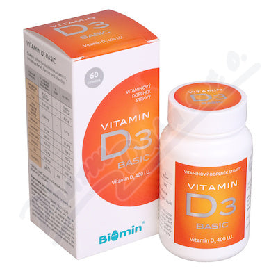 Biomin VITAMIN D3 BASIC 400 IU 60 tablets